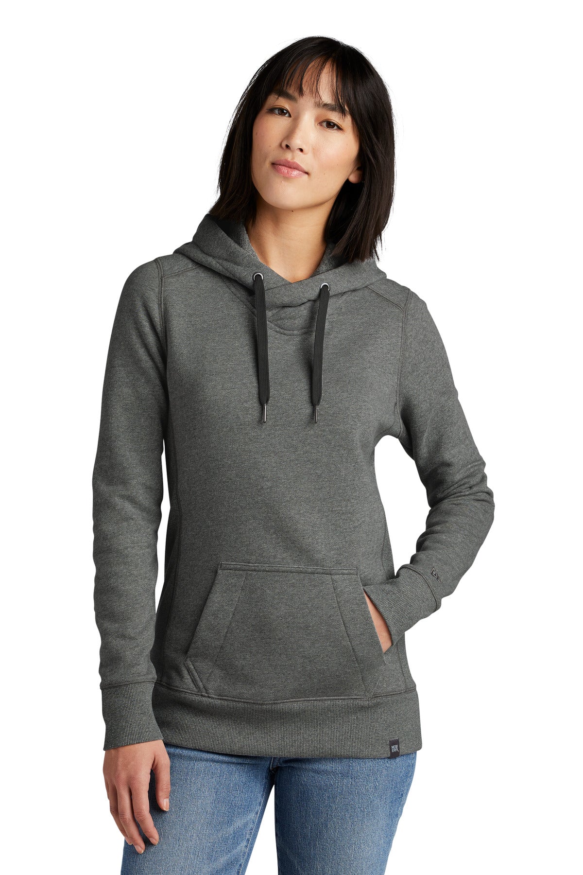 New Era  ®  Women's French Terry Pullover Hoodie. LNEA500