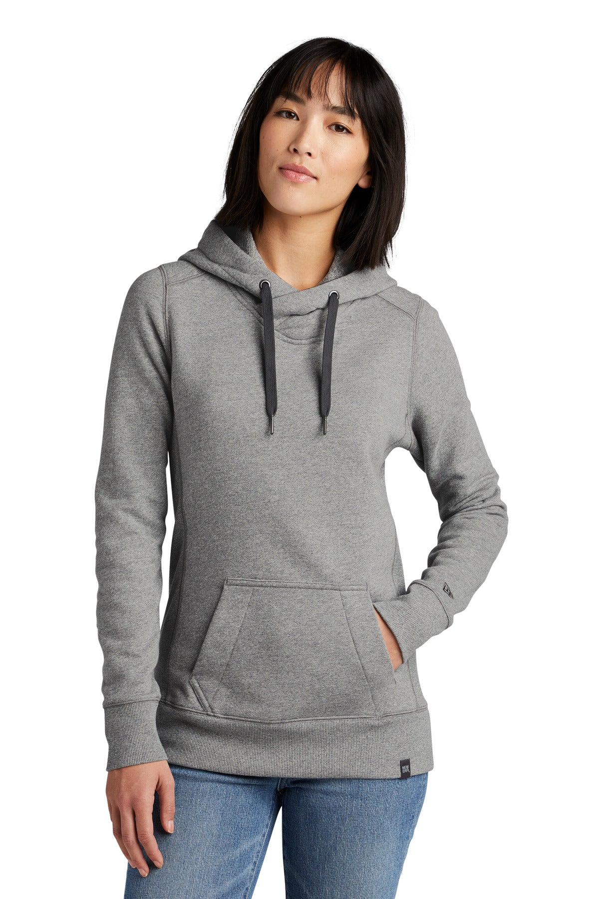 New Era  ®  Women's French Terry Pullover Hoodie. LNEA500