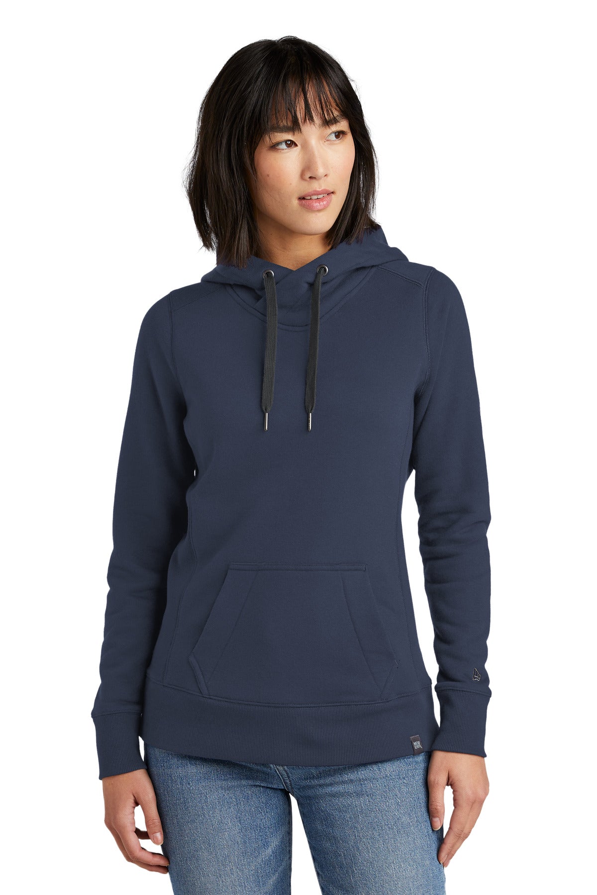 New Era  ®  Women's French Terry Pullover Hoodie. LNEA500