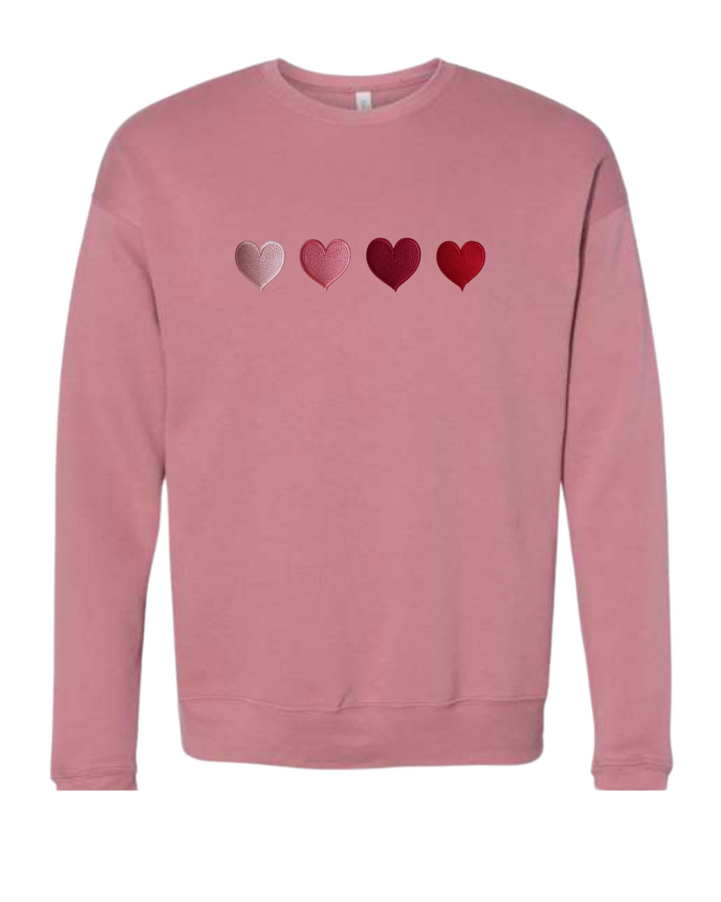 "4 Hearts" BELLA+CANVAS® Adult Unisex Sponge Fleece Drop Shoulder Sweatshirt