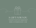 Country Club Place Embroidery Gift Card
