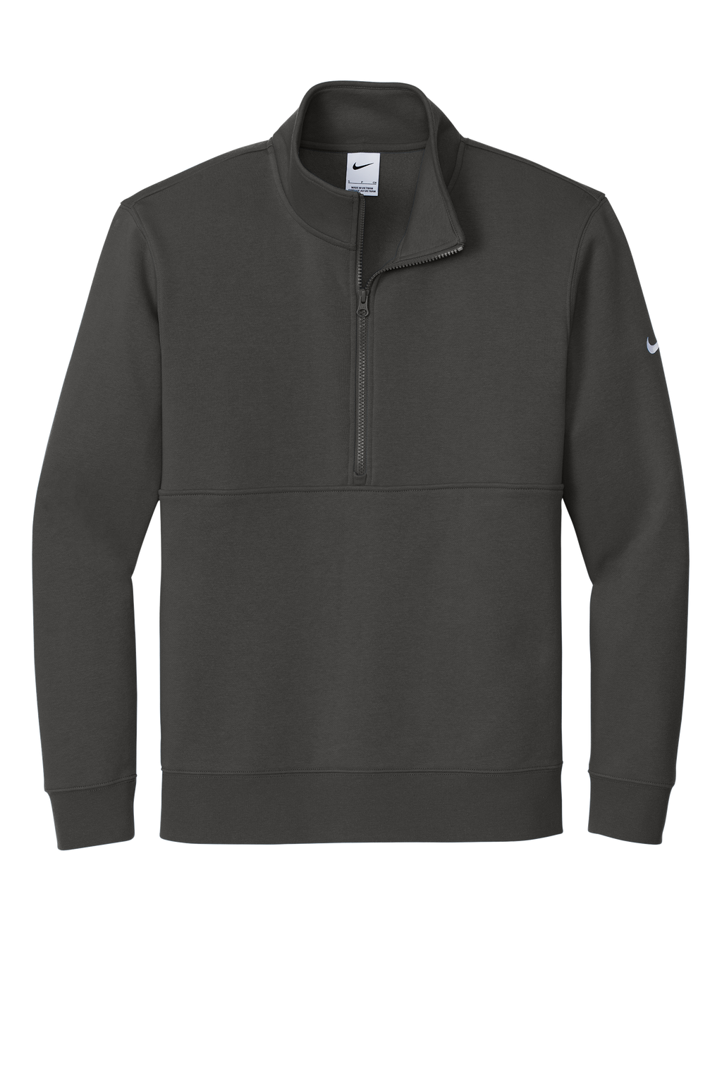 Trenton R-9 - Mens Nike Club Fleece Sleeve Swoosh 1/2-Zip