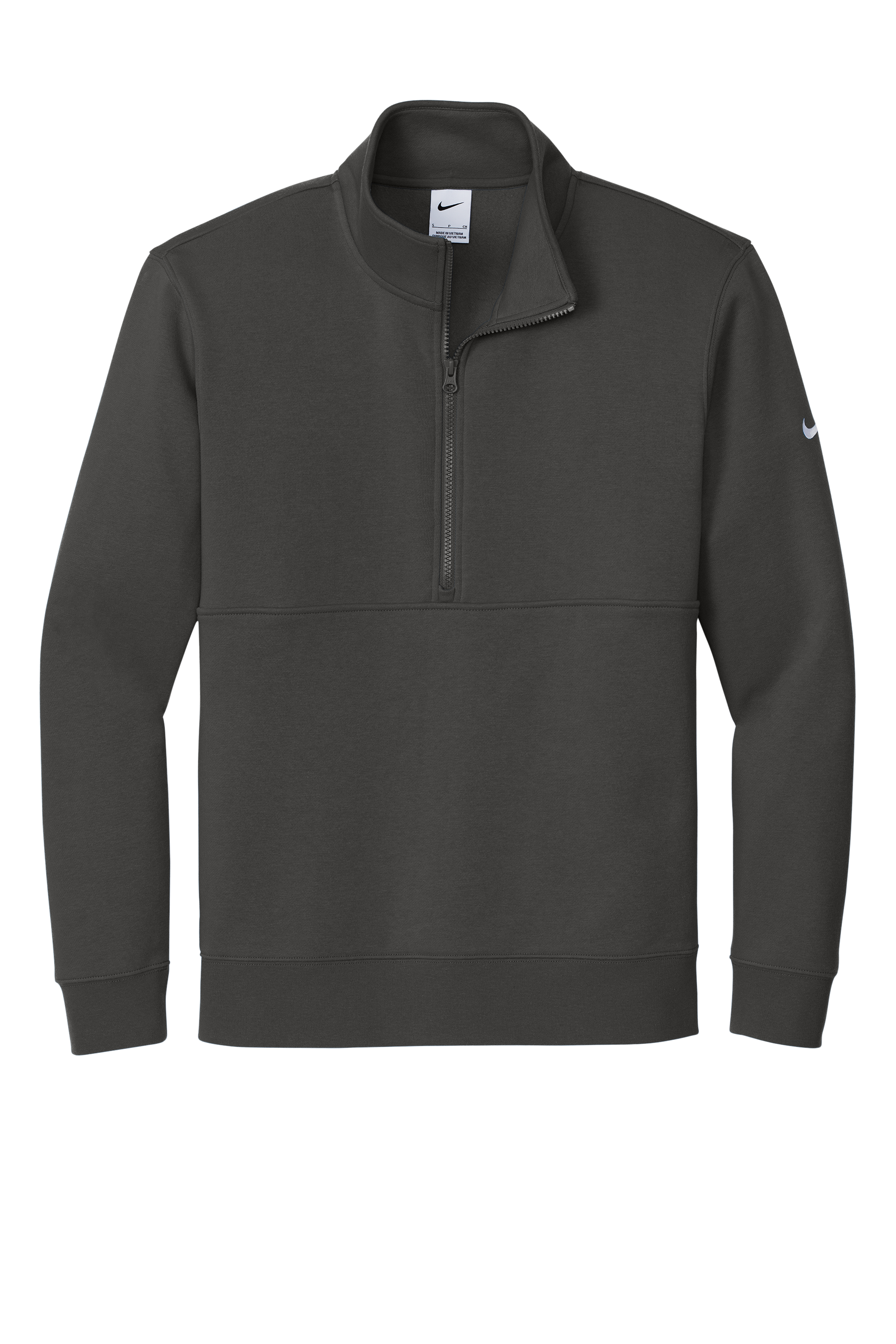 Trenton R-9 - Mens Nike Club Fleece Sleeve Swoosh 1/2-Zip