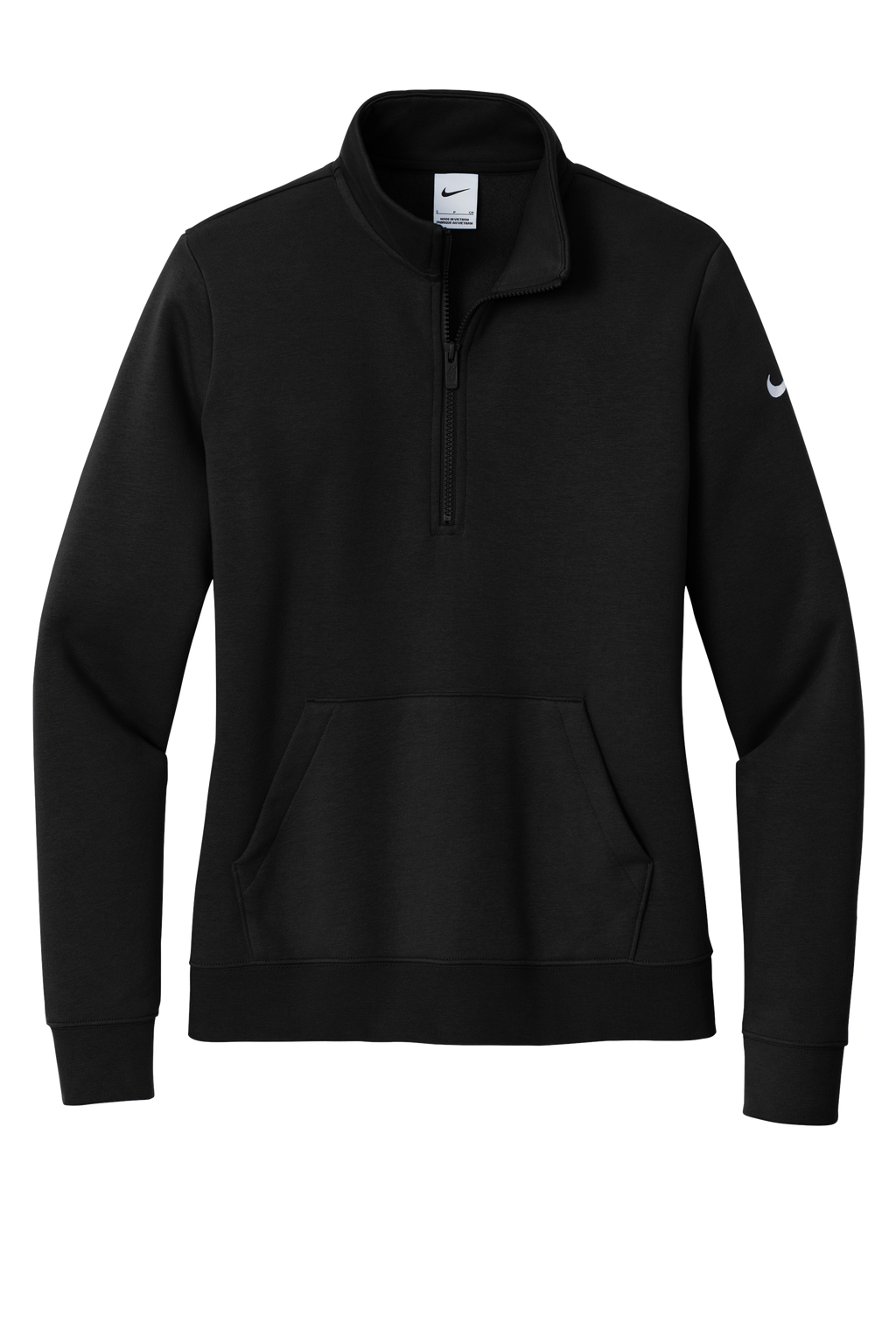 Trenton R-9 - Womens Nike Club Fleece Sleeve Swoosh 1/2-Zip