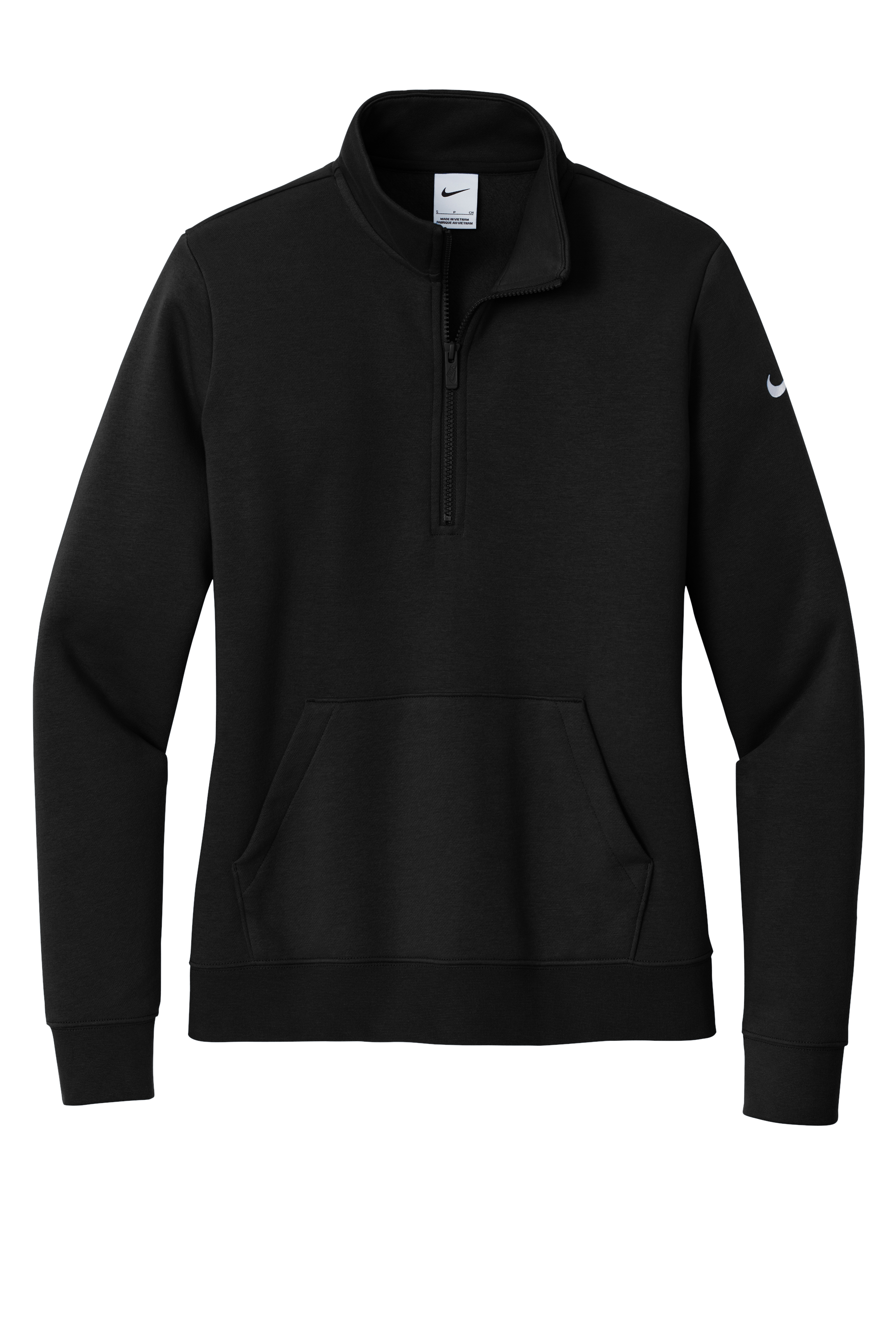 Trenton R-9 - Womens Nike Club Fleece Sleeve Swoosh 1/2-Zip
