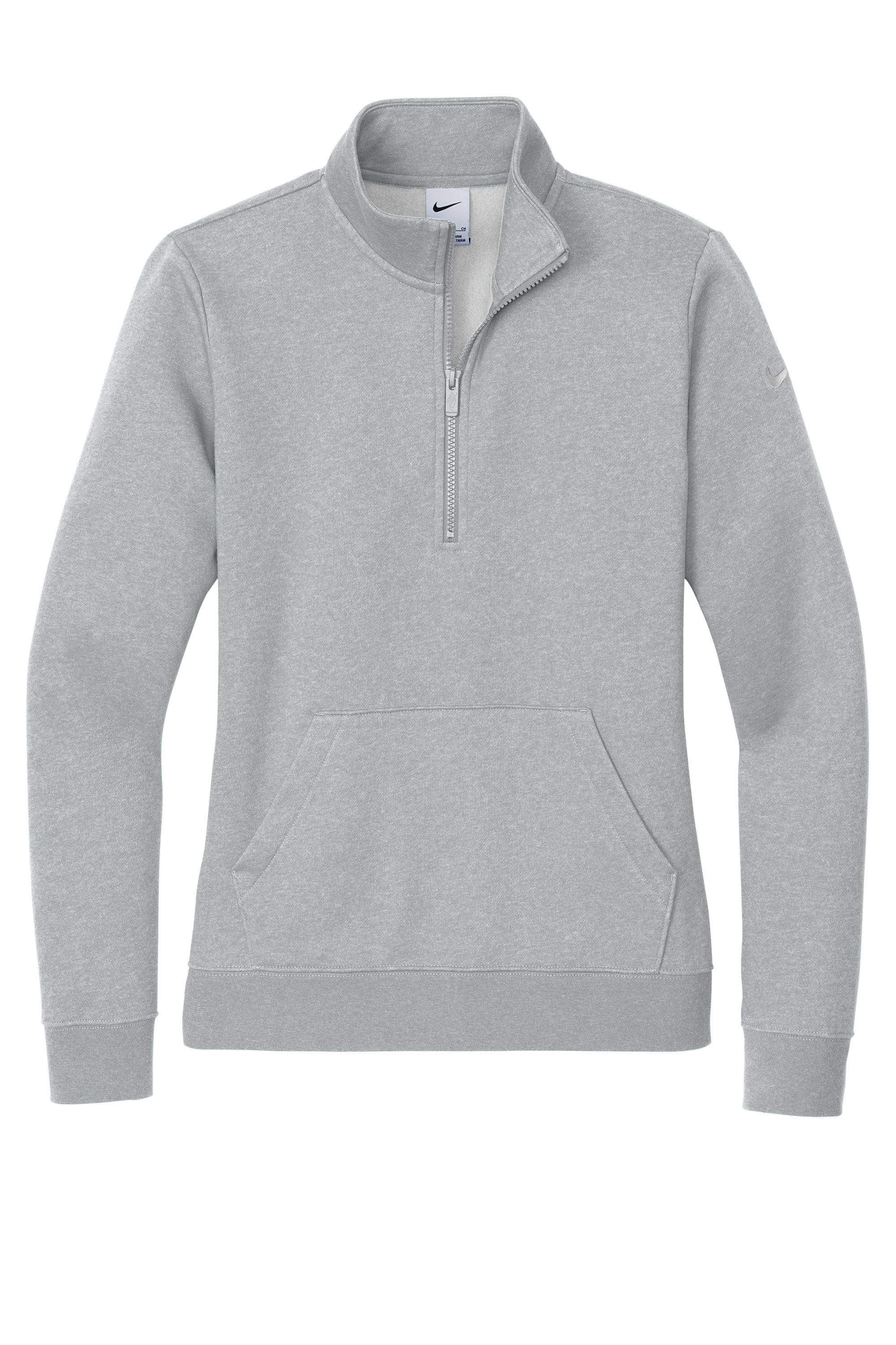 Trenton R-9 - Womens Nike Club Fleece Sleeve Swoosh 1/2-Zip