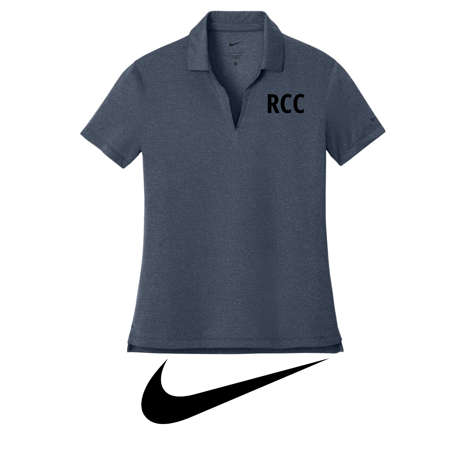 Riverside Country Club RCC - Nike Women’s Dri-FIT Smooth Heather Polo