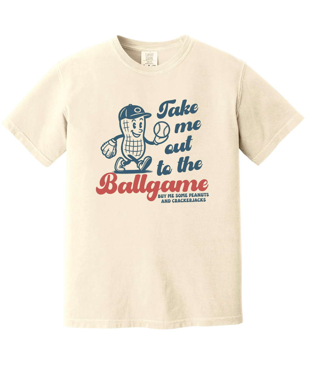 "Take Me Out To The Ballgame" - Comfort Colors - Garment-Dyed Heavyweight Tee