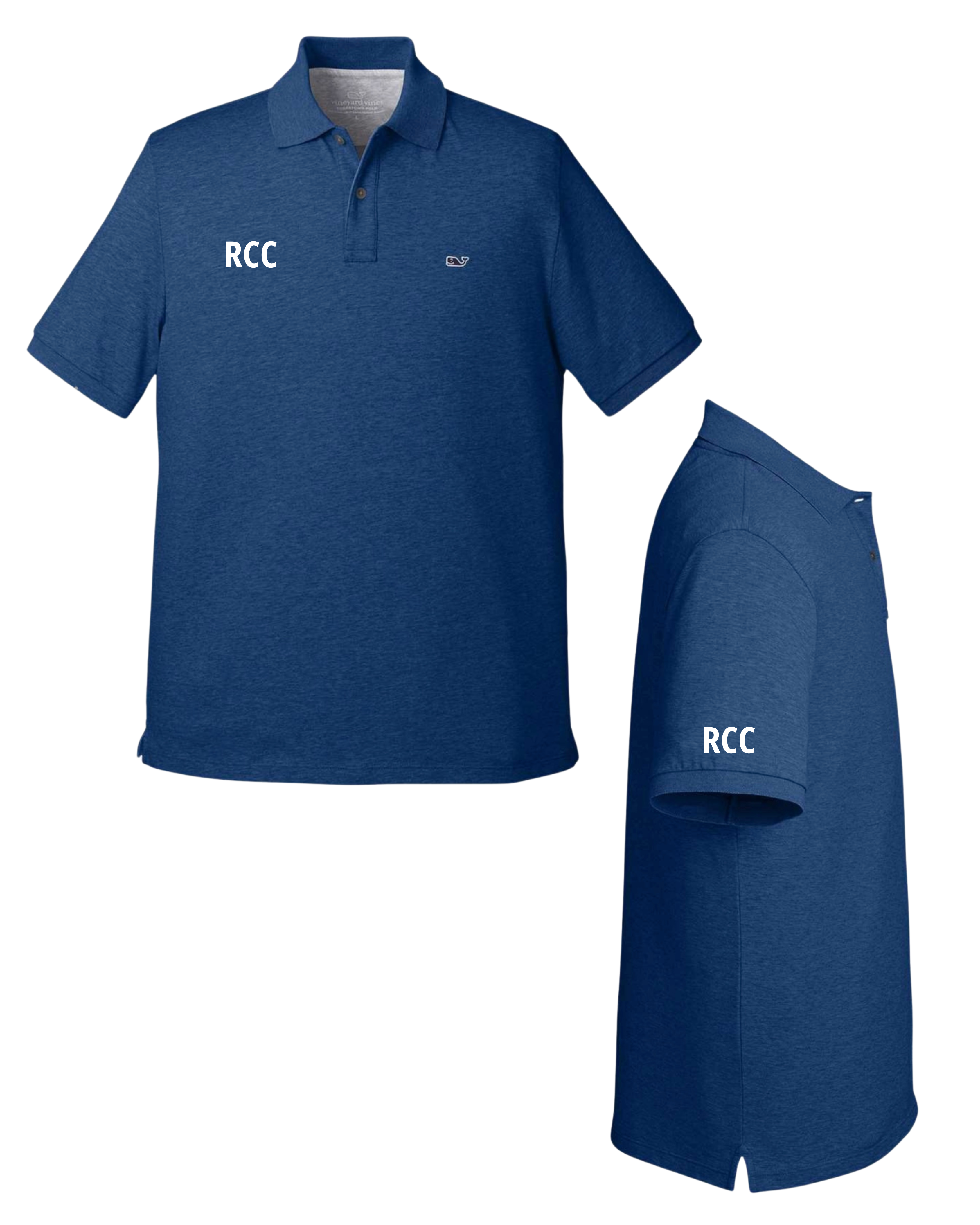 Riverside Country Club  RCC - Vineyard Vines - Edgartown Pique Polo