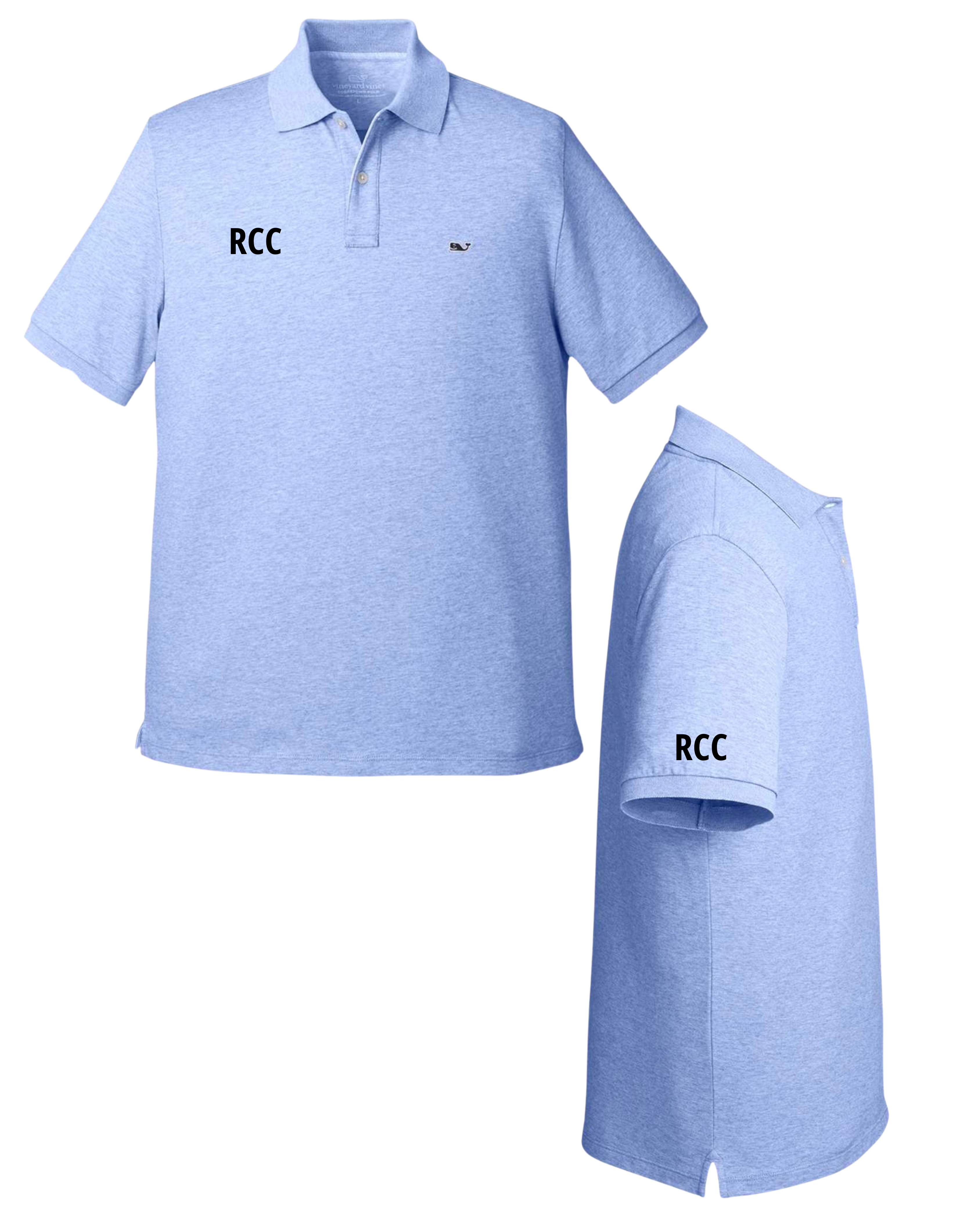 Riverside Country Club  RCC - Vineyard Vines - Edgartown Pique Polo