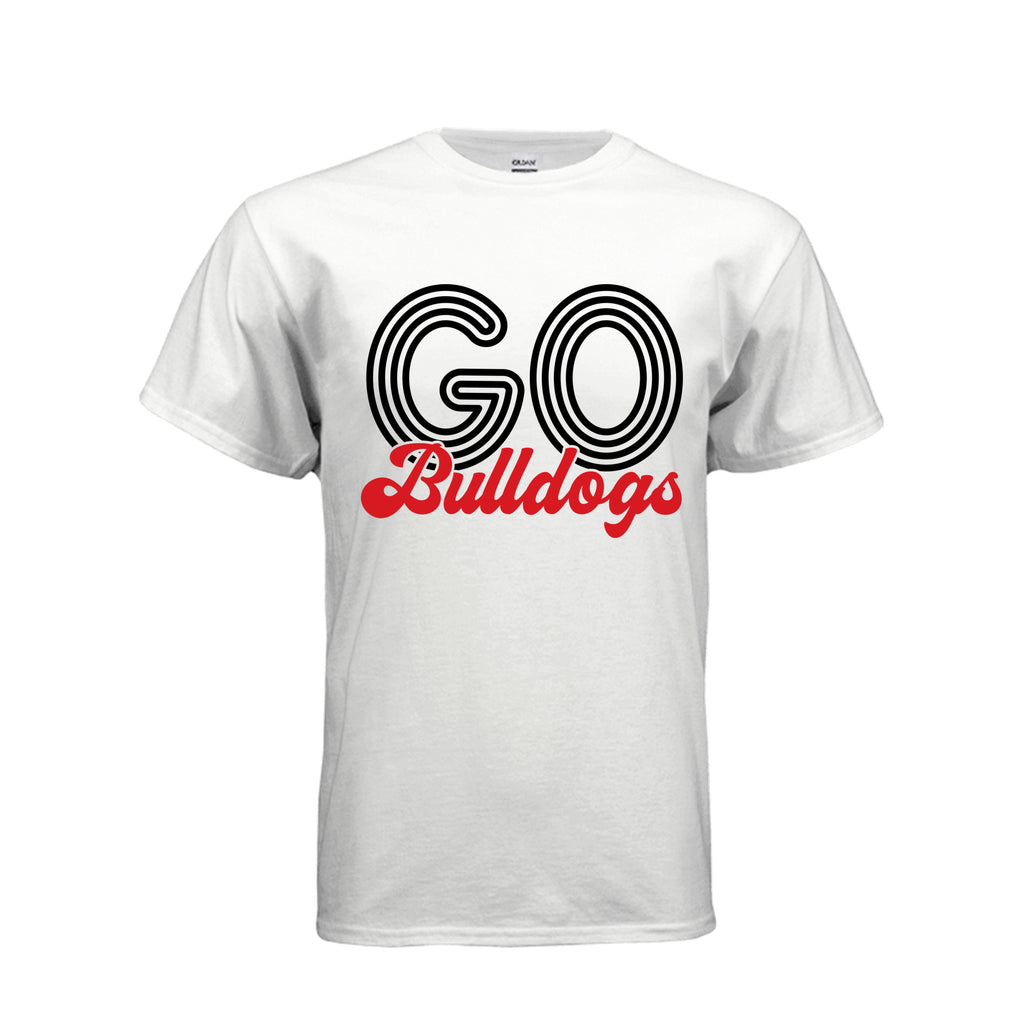 GO Bulldogs | Adult Retro Team Spirit T-Shirt