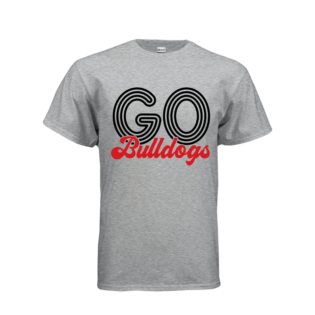 GO Bulldogs | Adult Retro Team Spirit T-Shirt
