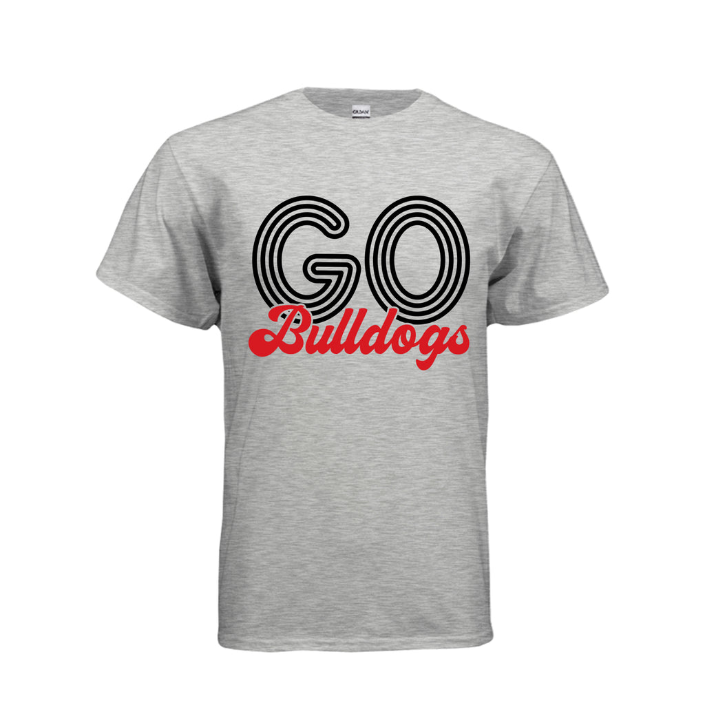 GO Bulldogs | Adult Retro Team Spirit T-Shirt